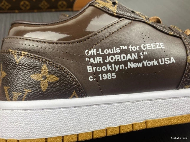 Off-Louis Jordan 1 Air OW x AJ1 LOW 0713